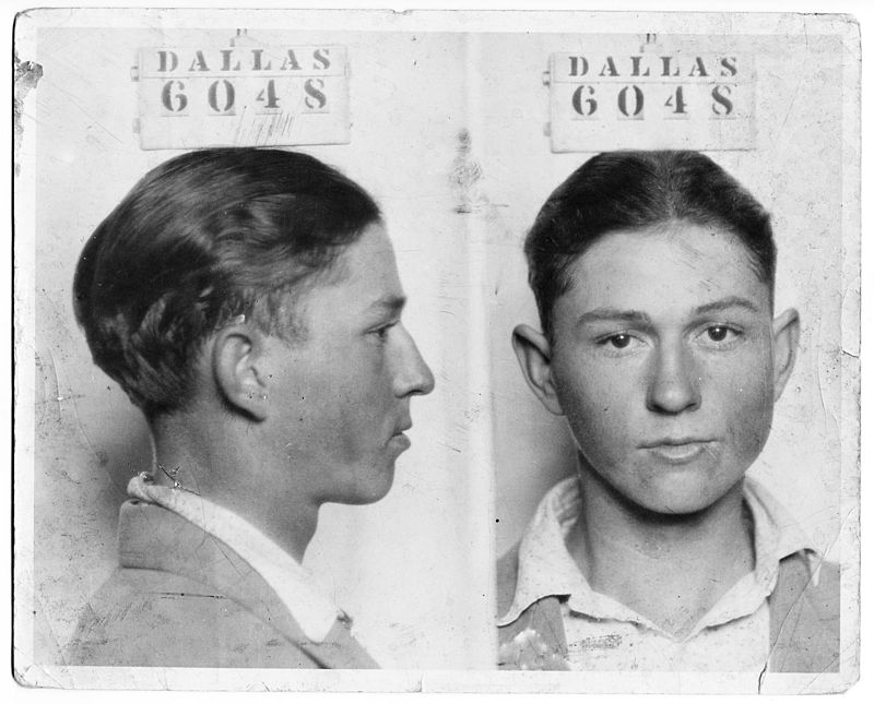 Clyde Barrow Mug Shot 1926 age 16